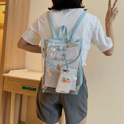 Asian inspired Clear Waterproof  Backpacks
