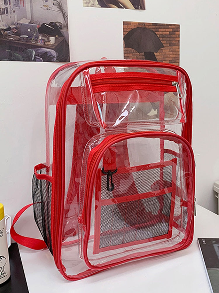 Waterproof Transparent Large Clear Capacity Backpack