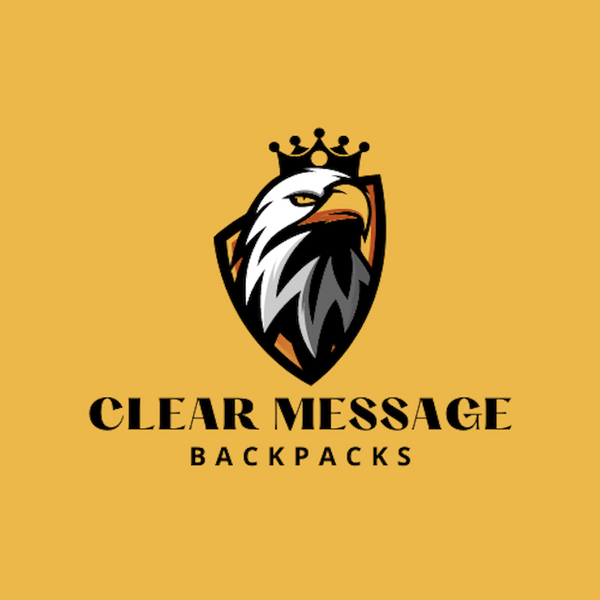 Clear Message Backpacks